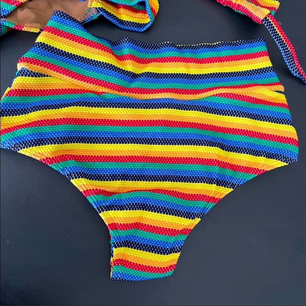Montce Swim High Waist Brazilian (BOTTOM ONLY) - Small